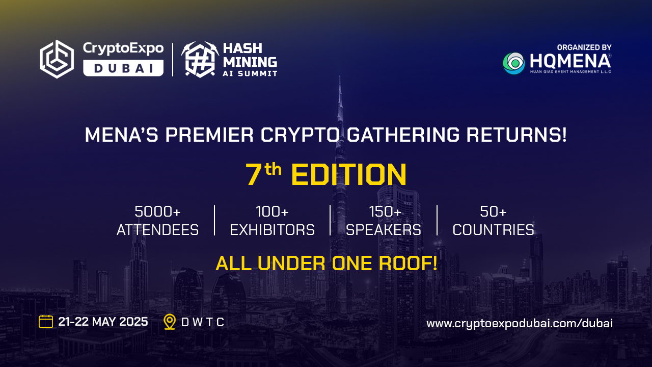Dubai to Host Global Blockchain Leaders at Crypto Expo 2025